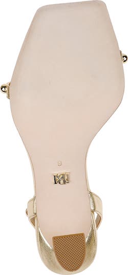 Cailey Ankle Strap Metallic Sandal