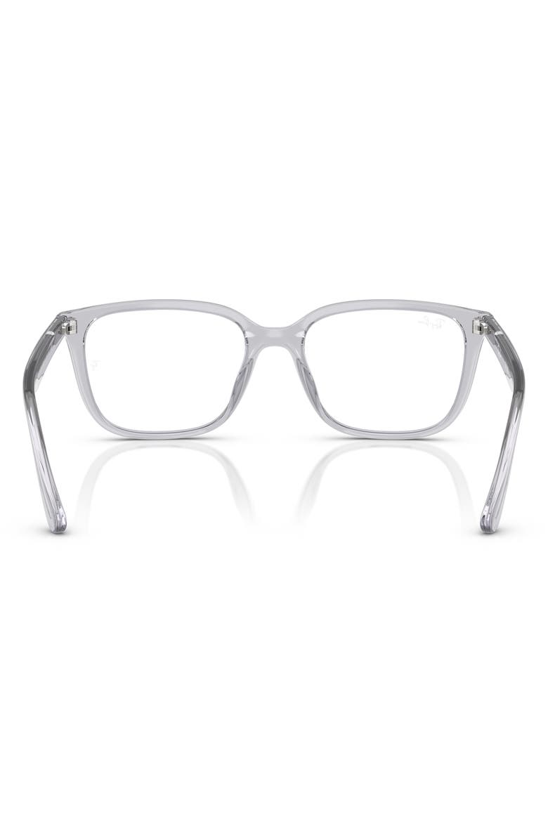 Ray-Ban 55mm Square Optical Glasses, Alternate, color, Grey