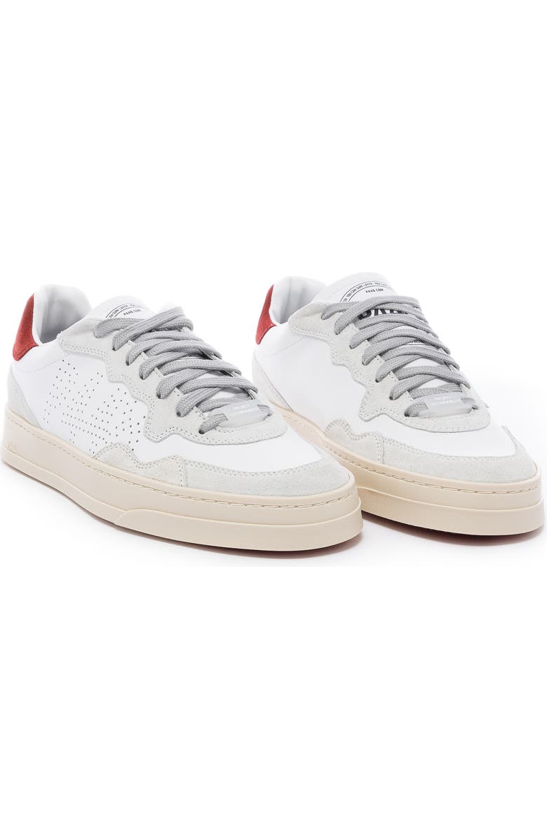 P448 Bali Lace-Up Sneaker, Main, color, White/ Red