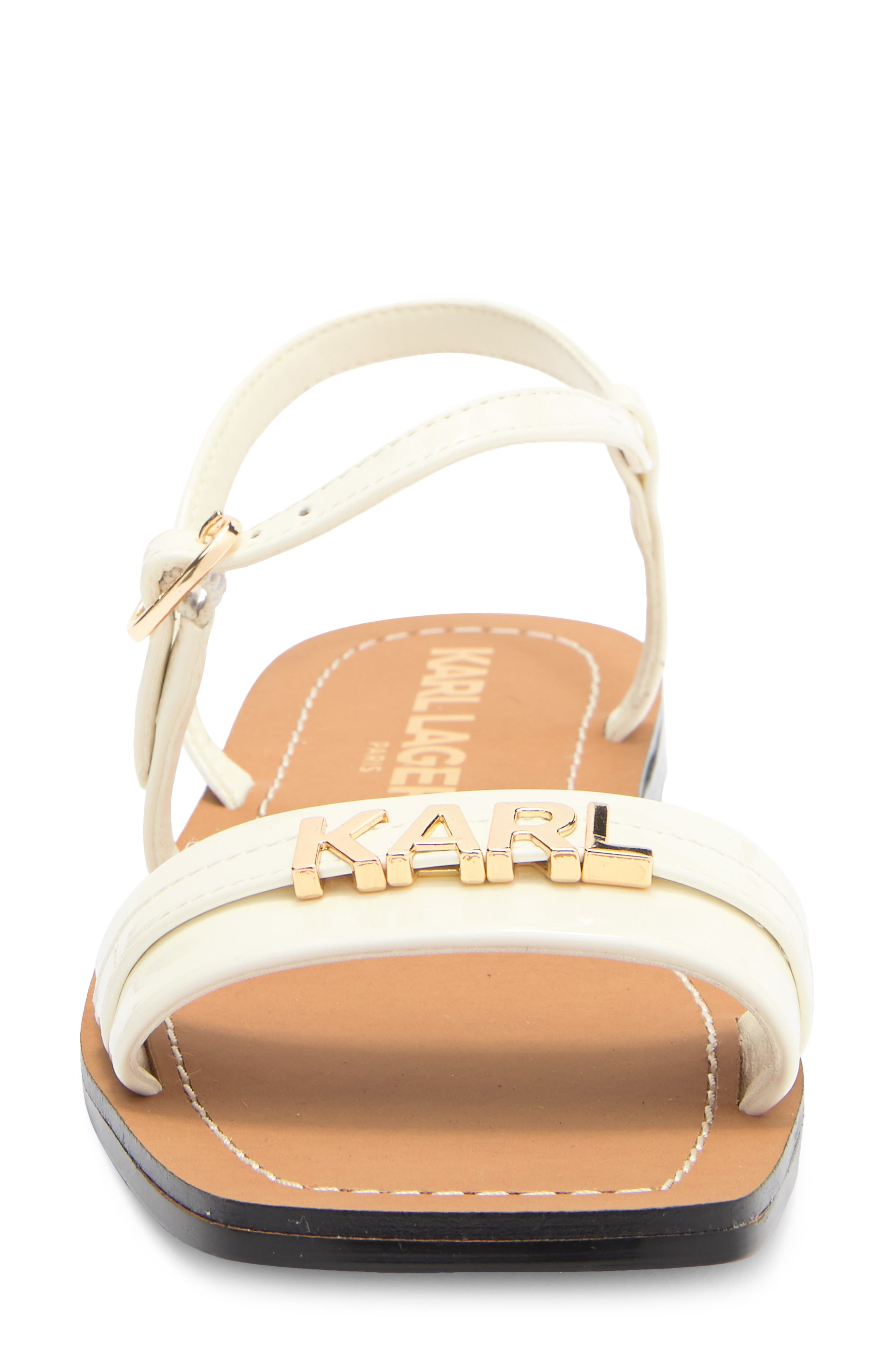 Miram Flat Strappy Sandal, Alternate, color, CREAM