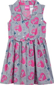 Barbie Sleeveless Chambray Dress