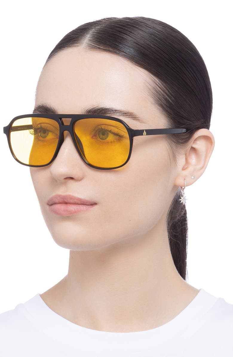 AIRE Monoceros 57mm Aviator Sunglasses, Alternate, color, 