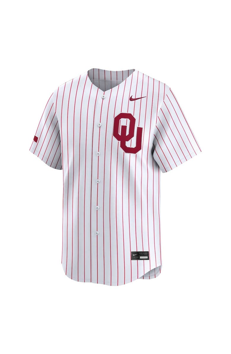 Nike Men's Nike White Oklahoma Sooners College Limited Baseball Jersey, Alternate, color,