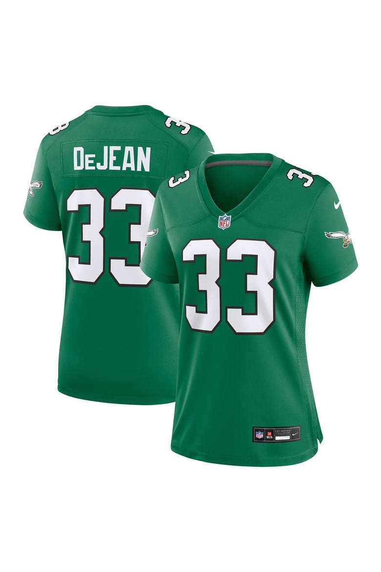 Women's Nike Cooper DeJean  Kelly Green Philadelphia Eagles Alternate Game Jersey, Main, color, Kelly Green