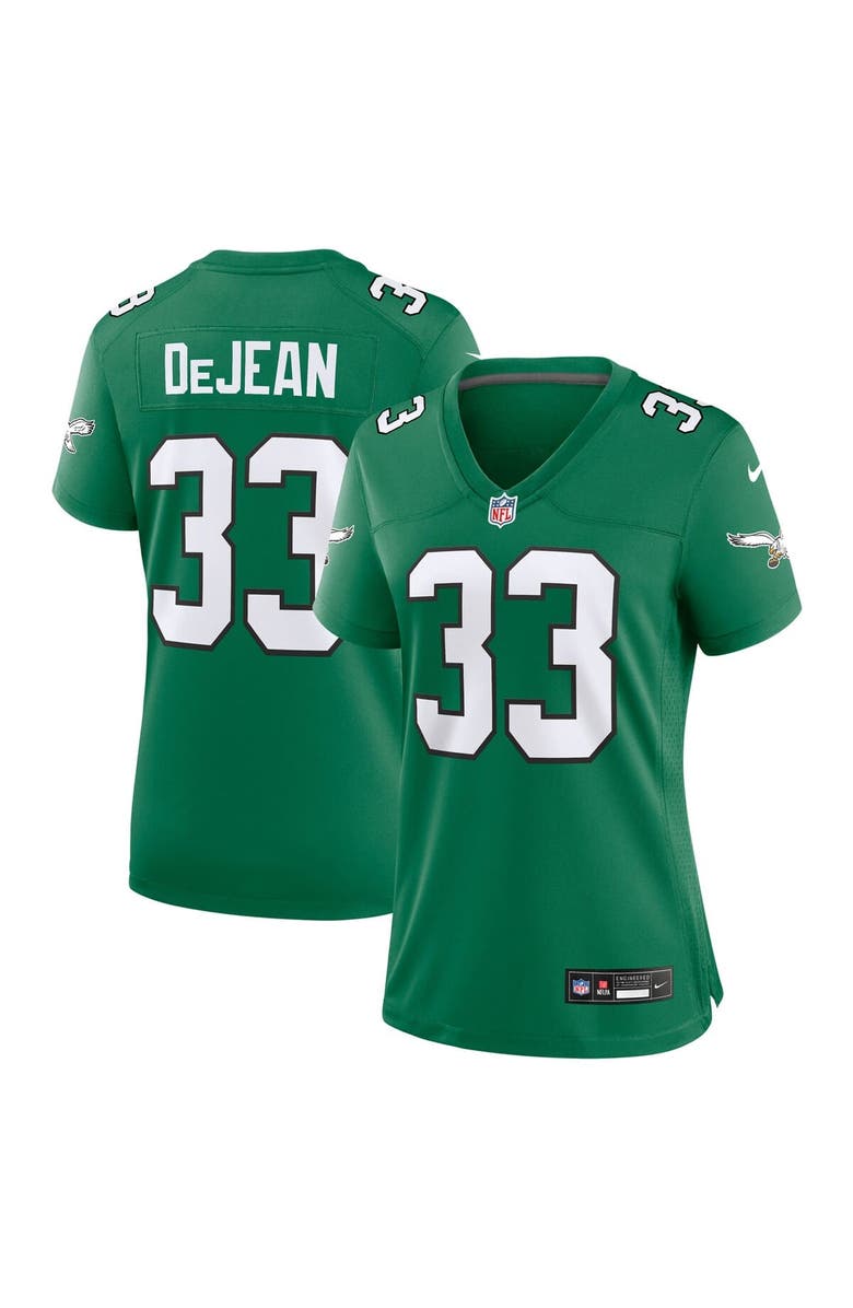 Nike Women's Nike Cooper DeJean Kelly Green Philadelphia Eagles Alternate Game Jersey, Main, color, Kelly Green