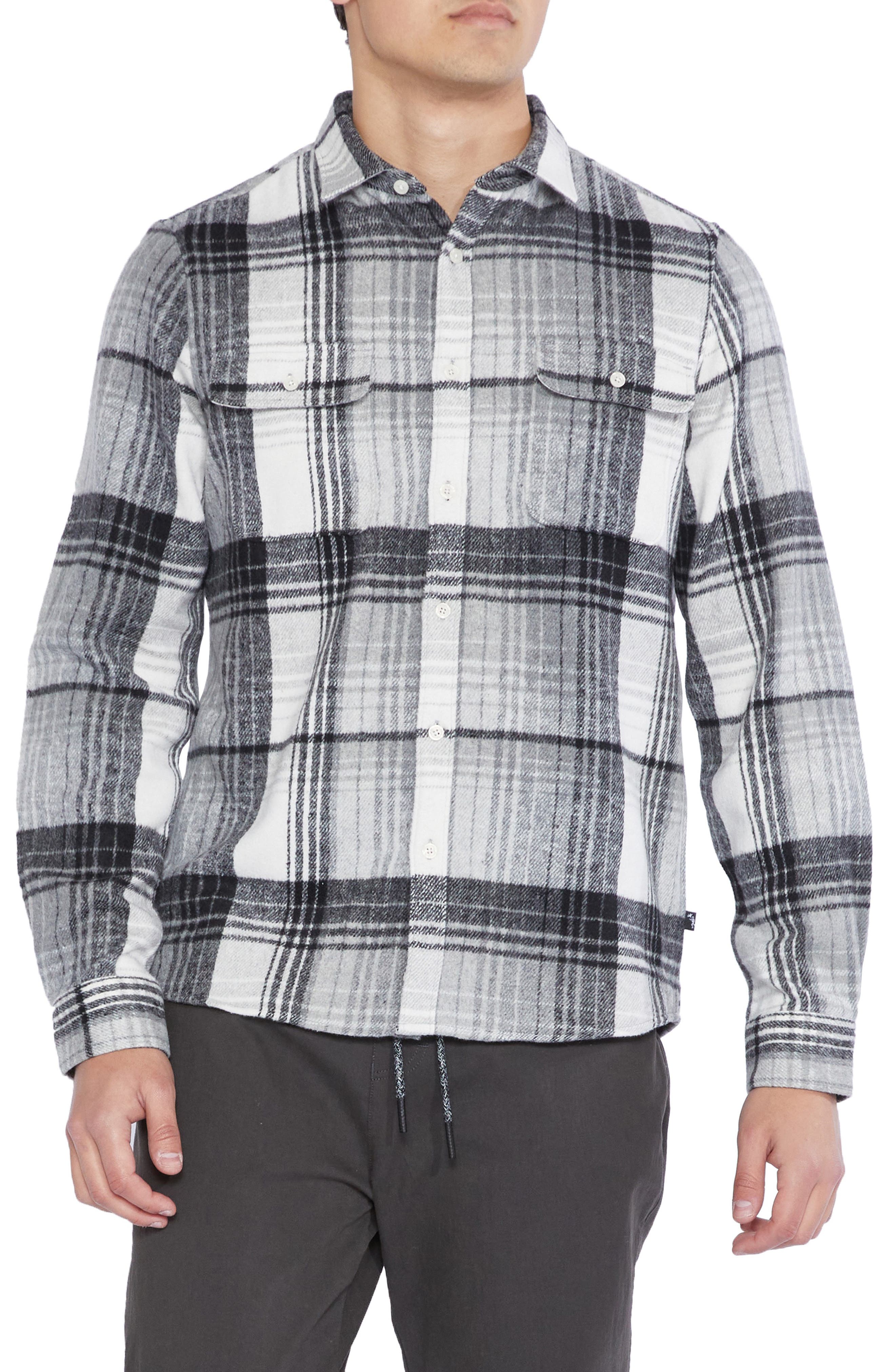 Civil Society Plaid Flannel Button-Up Shirt