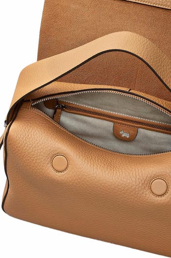 De Beauvoir Medium Ziptop Satchel Bag