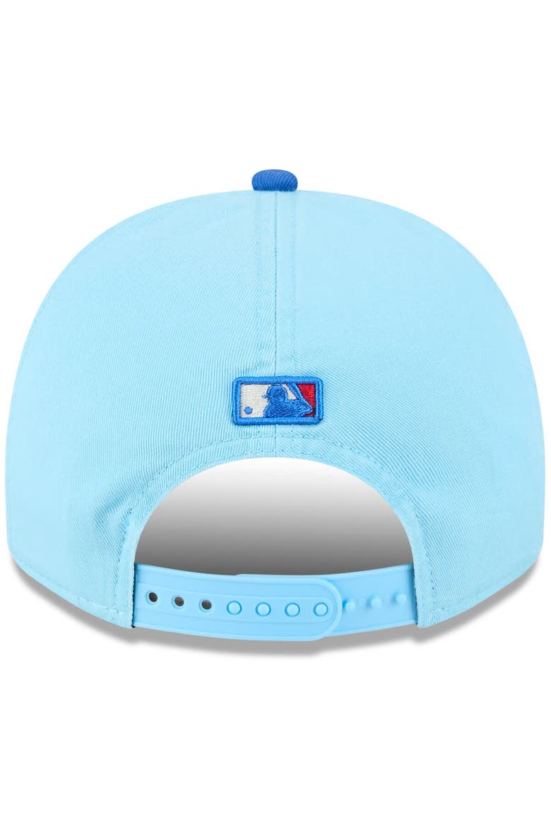Men's New Era Light Blue/Royal Los Angeles Dodgers 2025 Fourth of July Golfer Snapback Hat, Alternate, color, Light Blue