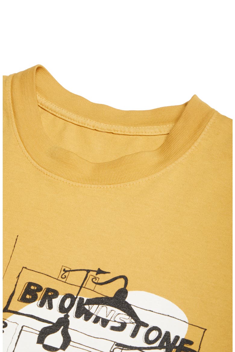 Shadazz Print Graphic Tee (Nordstrom Exclusive), Alternate, color, DRIED SUNFLOWER