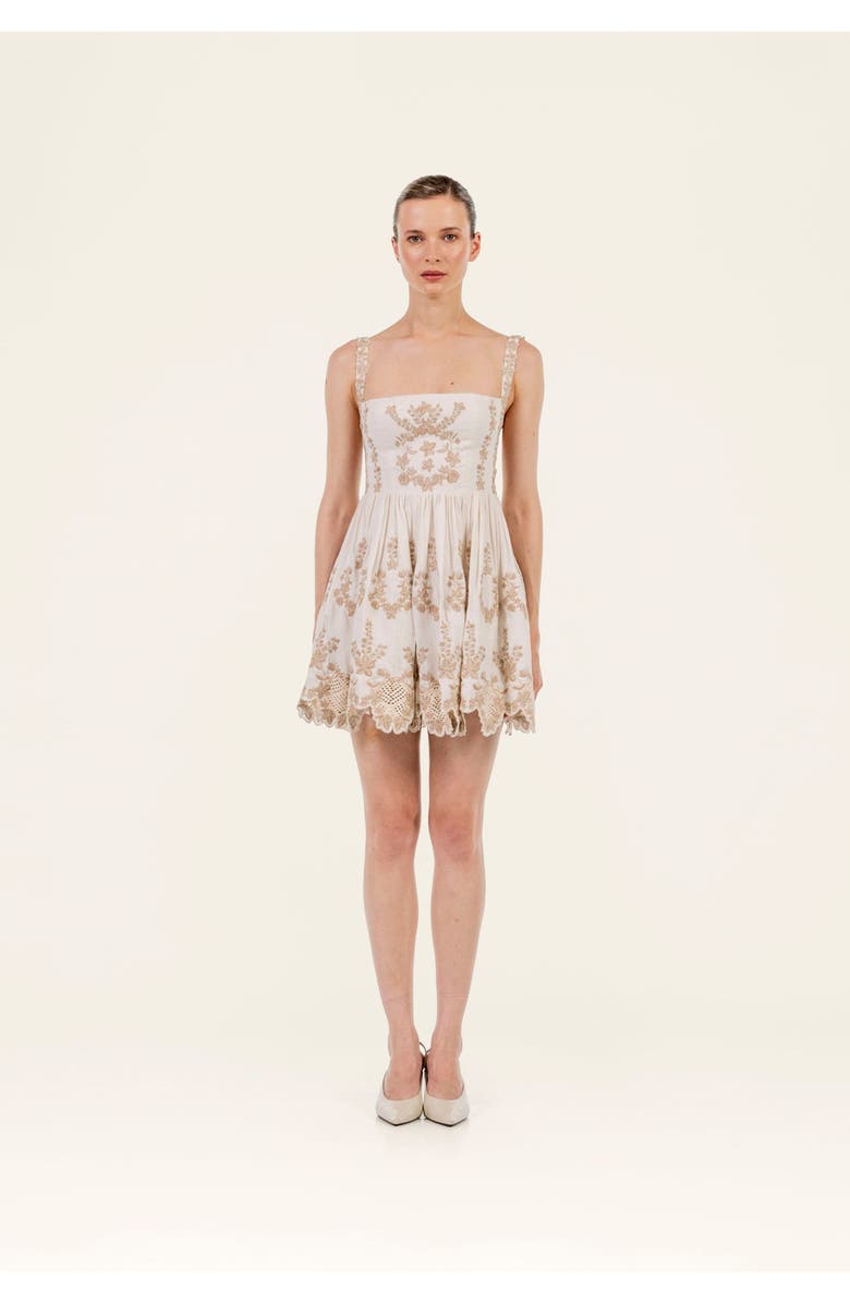 Agua by Agua Bendita Mielero Cauca Mini Dress, Alternate, color,