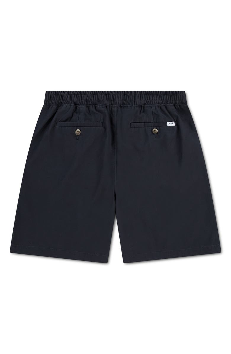 abercrombie kids Kids' Drawstring Waist Chino Shorts, Alternate, color, Phantom