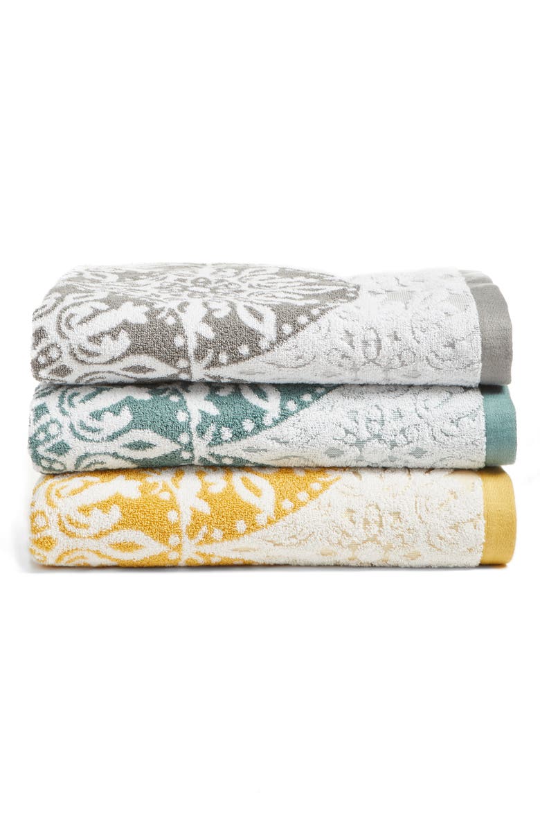 NORDSTROM AT HOME Fan Ombré Jacquard Bath Towel, Alternate, color, 