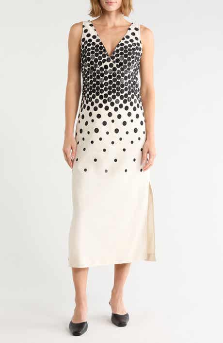 Polka Dot Sleeveless Dress