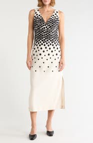 Longchamp Polka Dot Sleeveless Dress