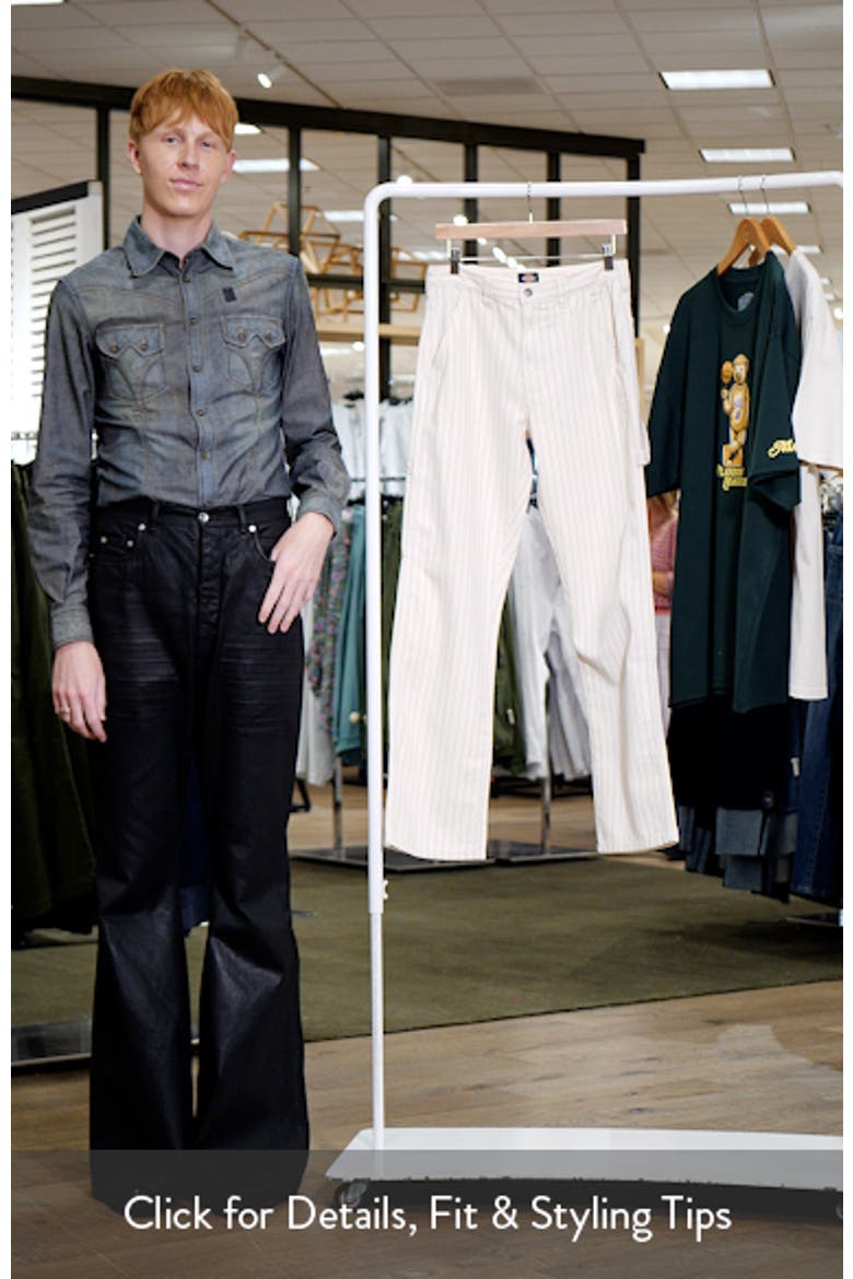Service Stripe Canvas Carpenter Pants video