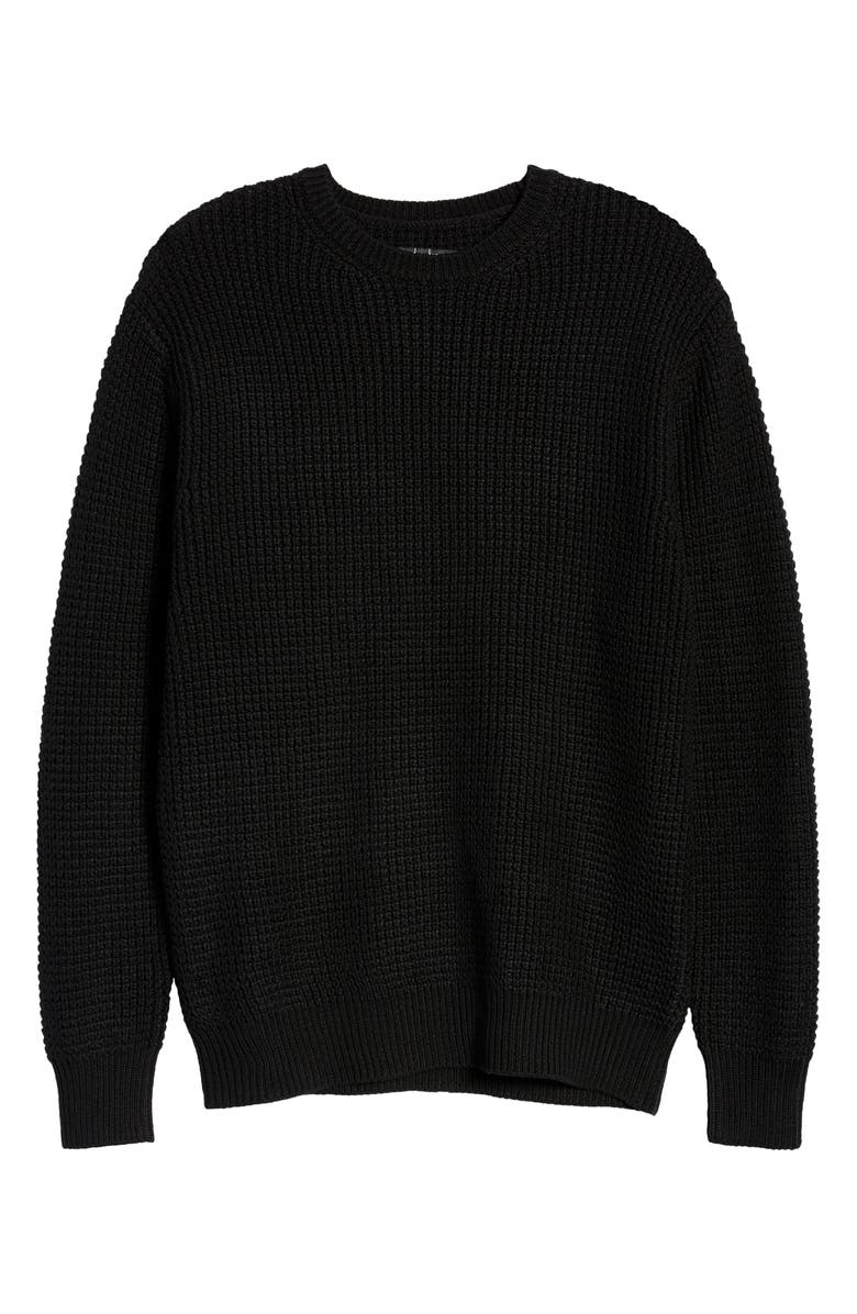 Liverpool Los Angeles Liverpool Shaker Stitch Crewneck Sweater, Alternate, color,