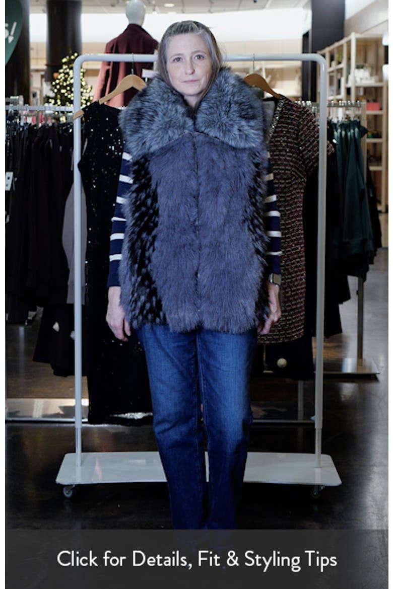 Convertible Collar Faux Fur Vest video