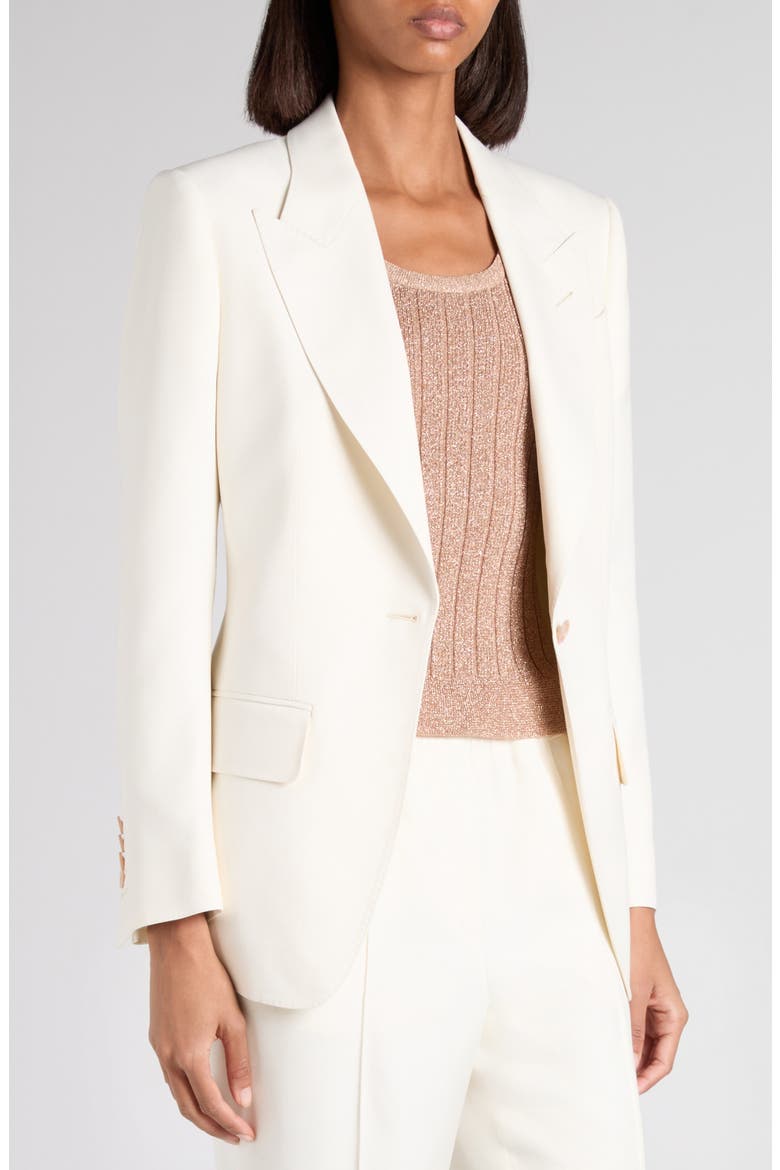 Wallis Twill Blazer, Alternate, color, JB005 CREAM