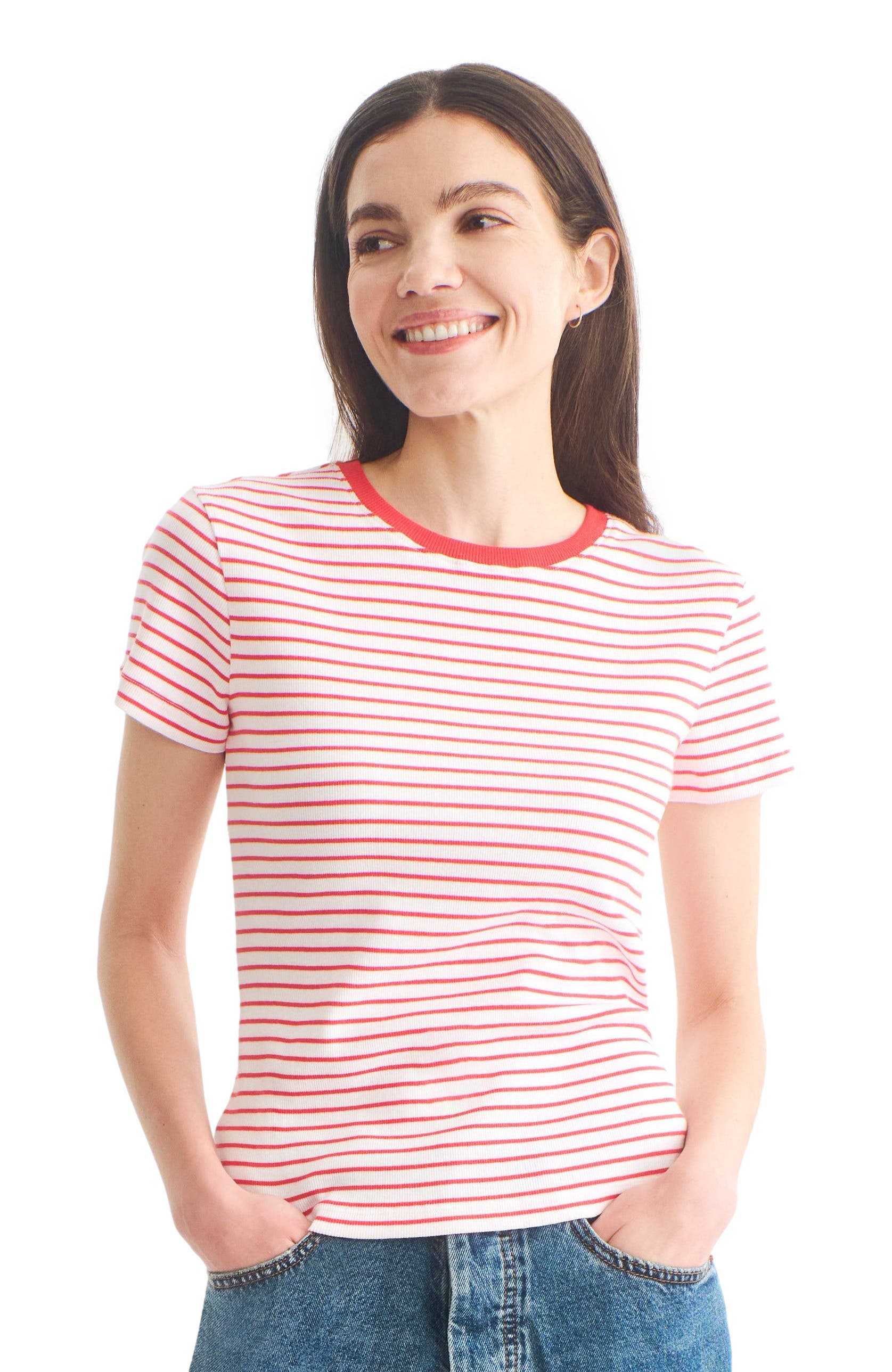 Strawberry White Stripe