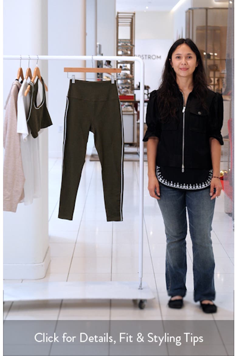 Space Dye High Waist Midi Leggings video