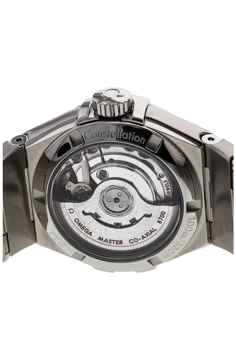 Omega Preowned 2019 Constellation Automatic Bracelet Watch, 27mm, Alternate, color, SILVER