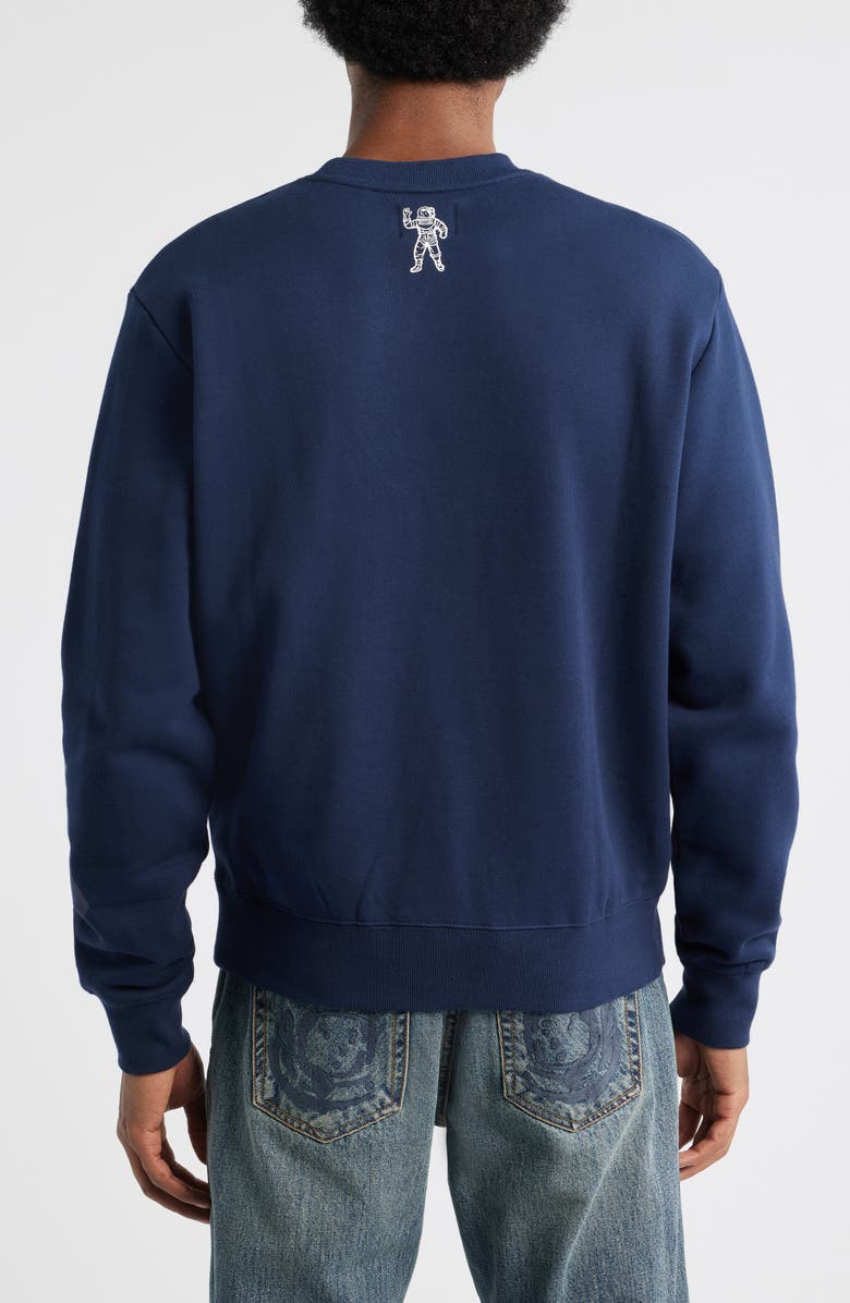 Billionaire Boys Club BB Helmet Crewneck Sweatshirt, Alternate, color, Navy Blazer