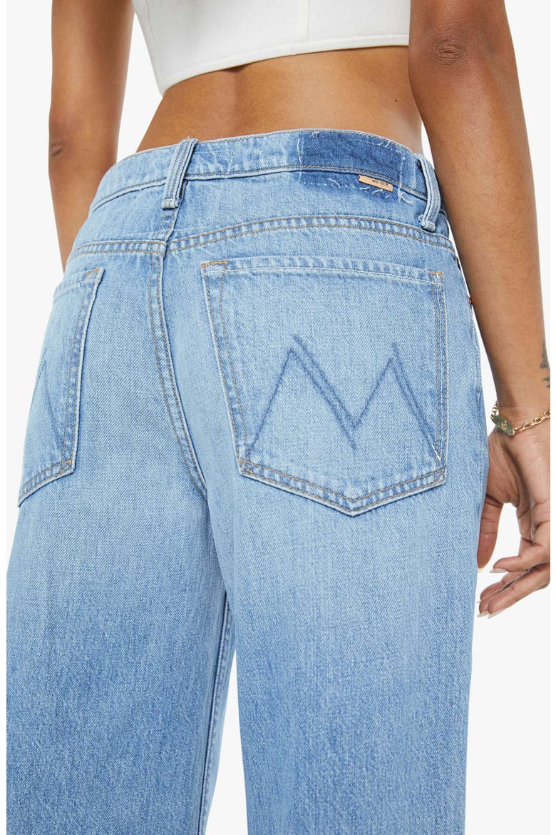 Lil Rerun Zip Sneak High Waist Wide Leg Jeans, Alternate, color, LAST BITE