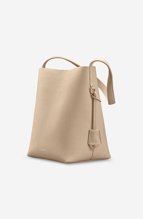 Maison De Sabre Maison De Sabré Leather Bucket Soft Tote In Saharan Fuchsia