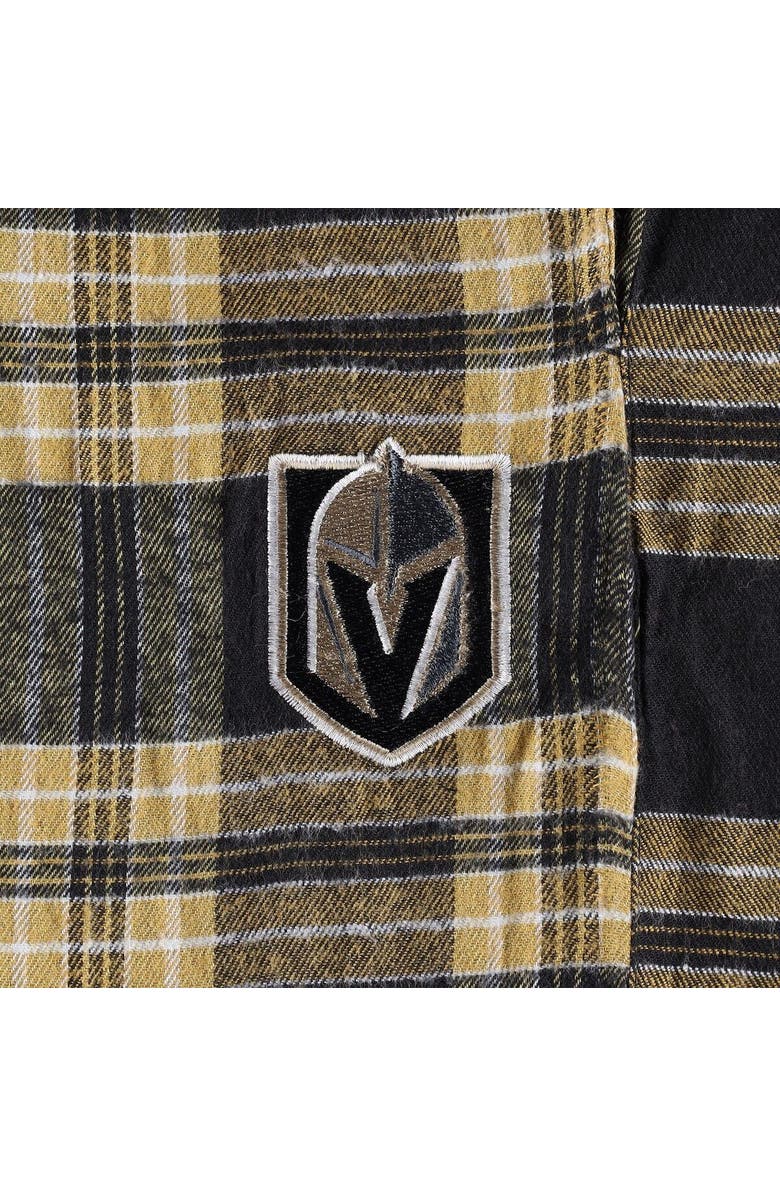 PROFILE Men's Black/Gold Vegas Golden Knights Big & Tall T-Shirt & Pajama Pants Sleep Set, Alternate, color, 