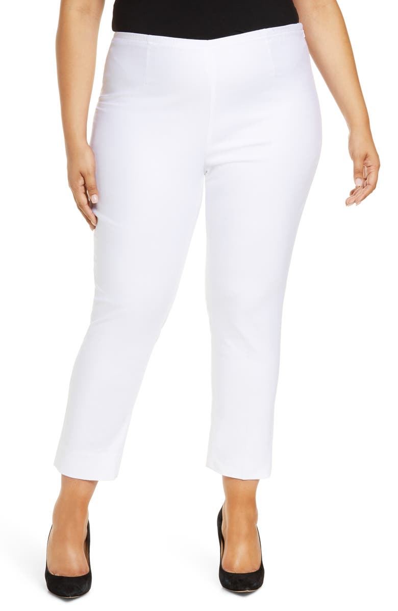 NIC+ZOE 'Perfect' High Rise Side Zip Pants, Main, color, 