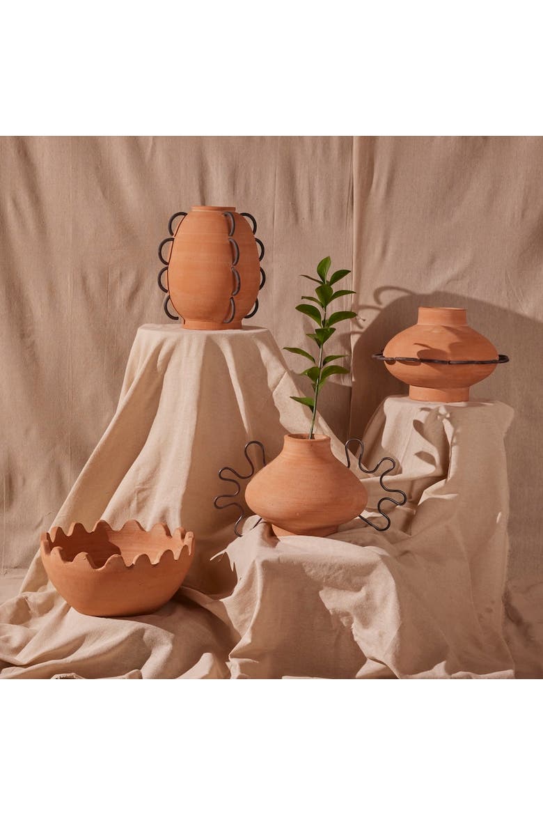 Eli Terracotta Vessel, Alternate, color, Terracotta