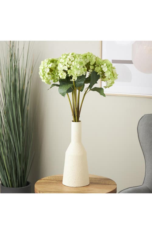 Sonoma Sage Home Set Of Eight Green Hydrangea Artificial Flowers In Green