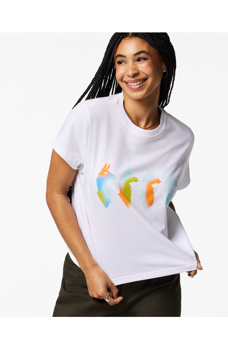 Cotopaxi Cuatro Bitmap T-Shirt - Women's, Main, color, White