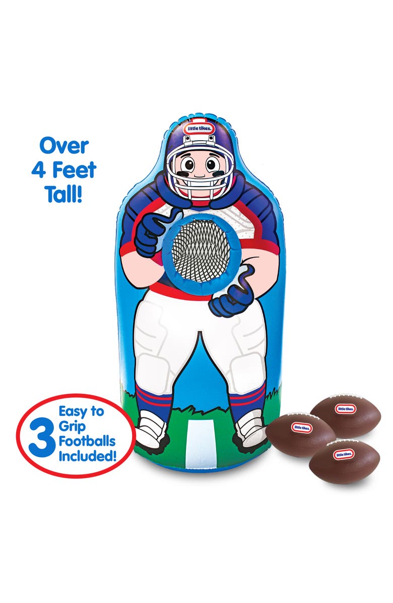 LITTLE TIKES Jumbo Inflatable Football Trainer Over 4 Feet Tall!, Main, color,