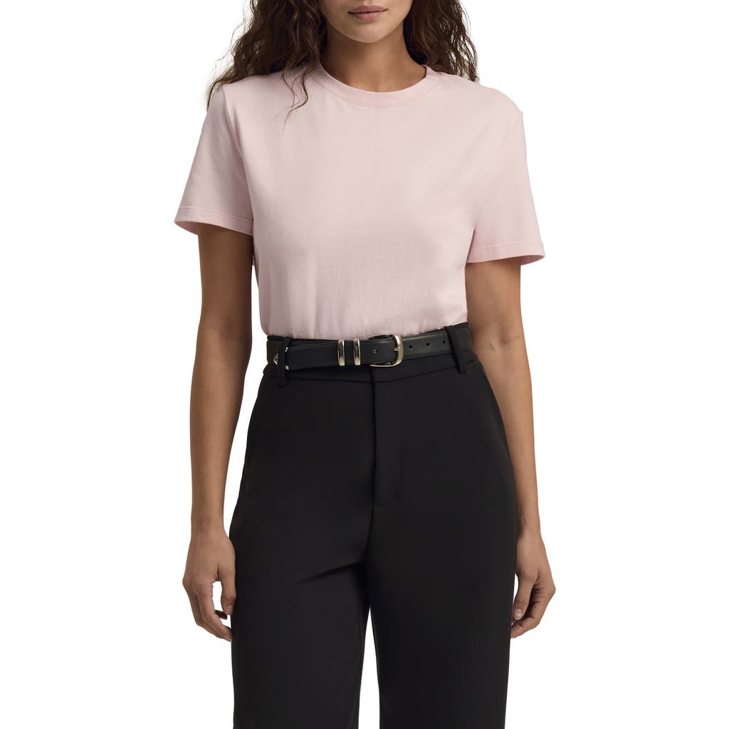 Favorite Daughter The Favorite Organic Cotton T-shirt In Pale Pink