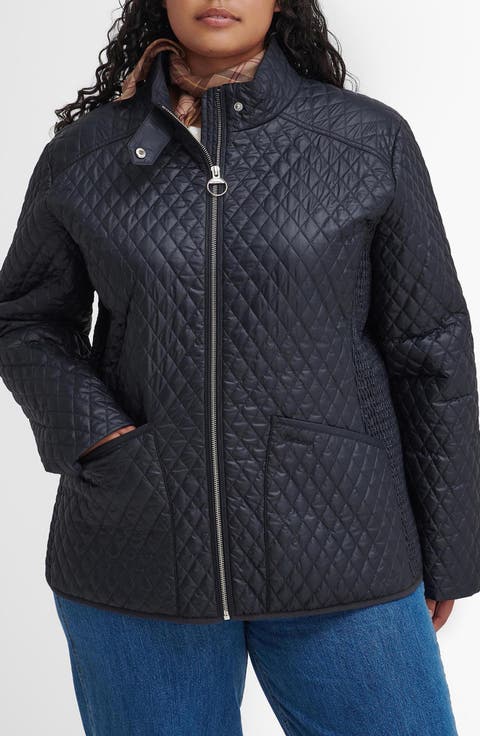 Swallow Quilted Jacket (Plus)