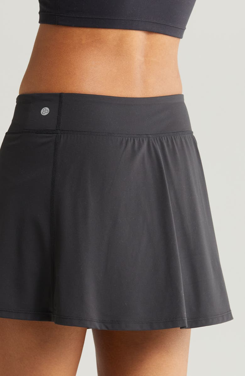 Zella Luxe Lite Step Out Tennis Skirt with Shorts, Alternate, color,