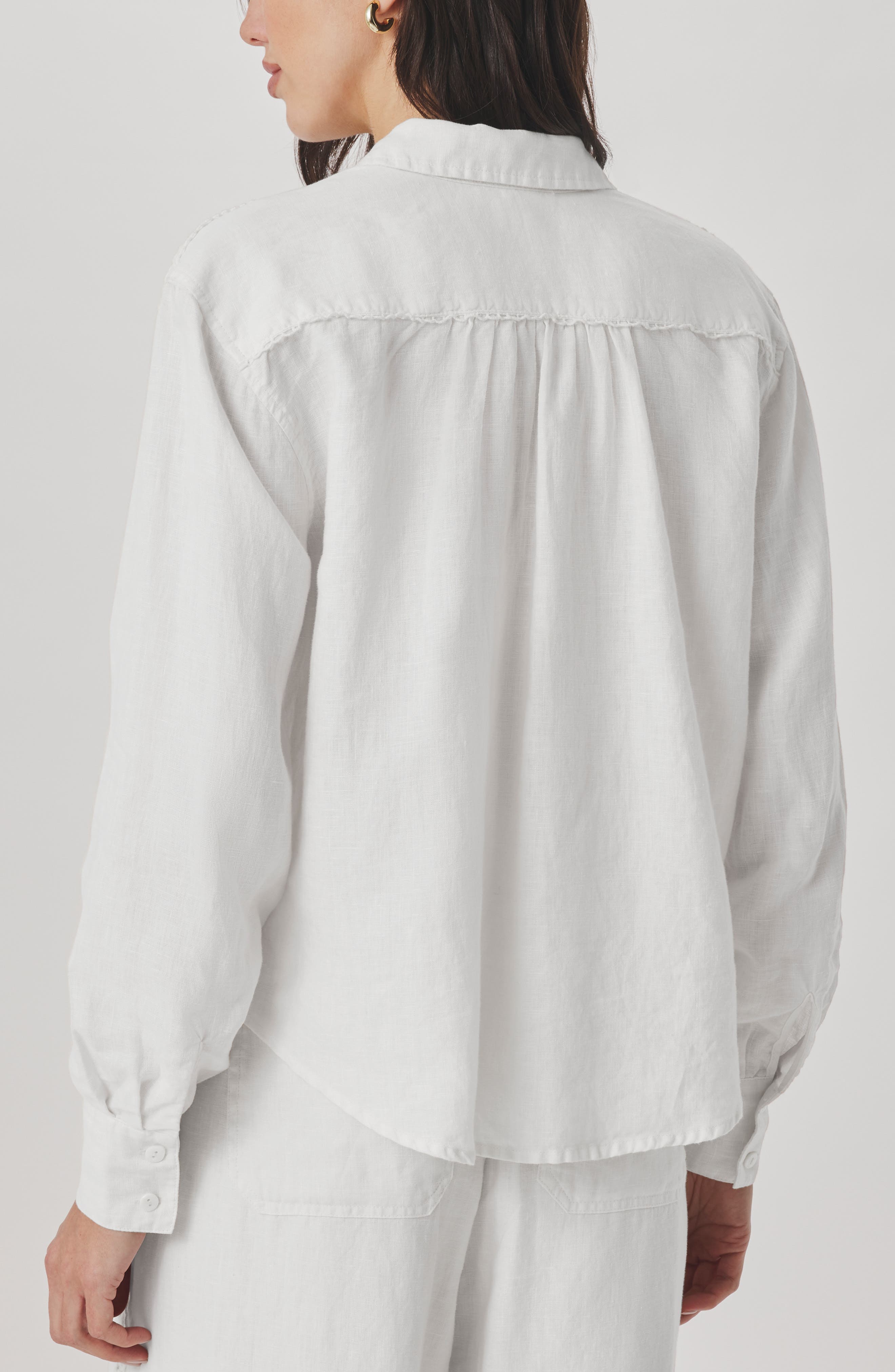 Stella Linen Button Down Shirt - image 4