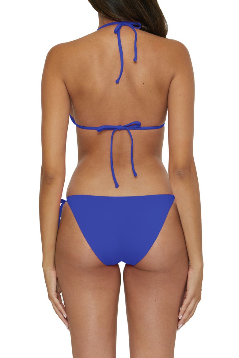 Side Tie Bikini Bottoms, Alternate, color, ULTRA MARINE