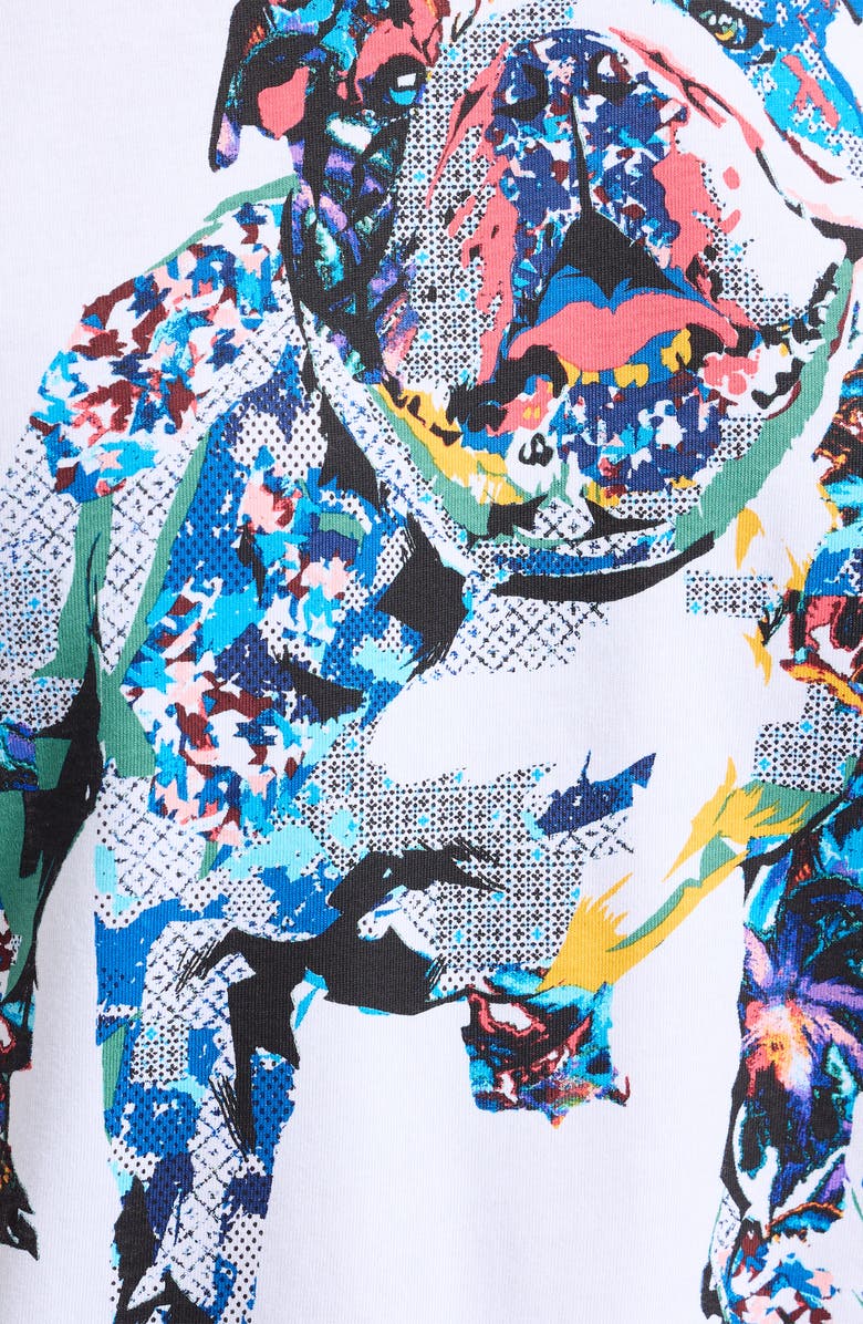 Robert Graham Collage Graham Cotton Graphic T-Shirt, Alternate, color, White