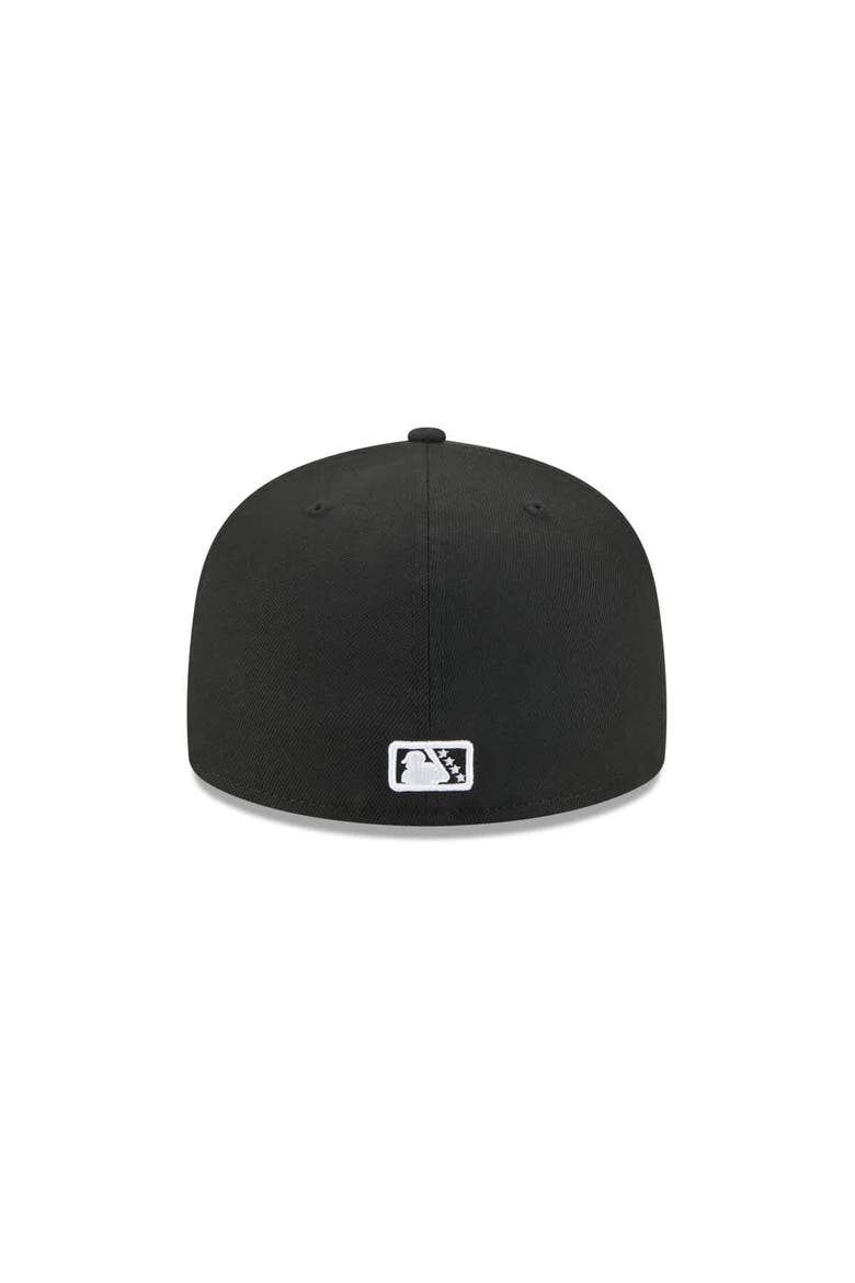 Men's New Era  Black West Michigan Whitecaps Theme Nights 59FIFTY Fitted Hat, Alternate, color, Black