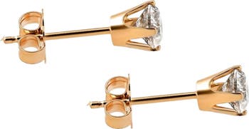 1 Carat (ctw) Diamond Studs in 14k or Gold Lab Grown