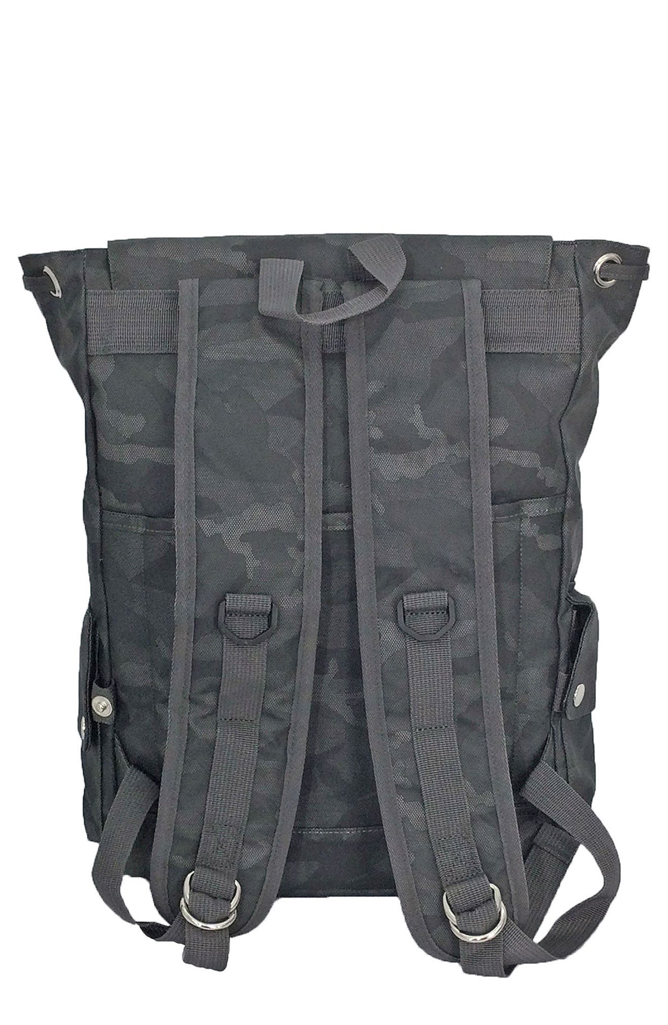 Duchamp Flapover Camo Backpack, Alternate, color, 