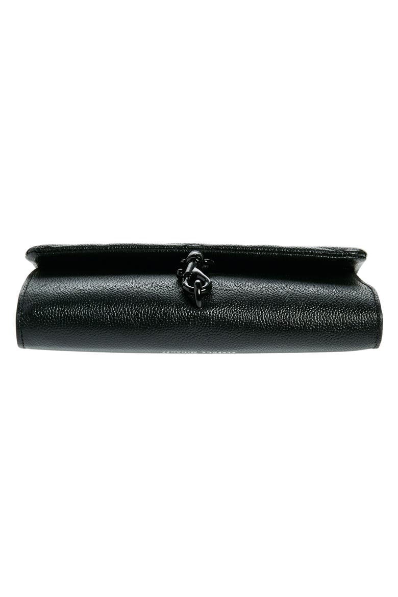 Edie Wallet on a Chain, Alternate, color, BLACK