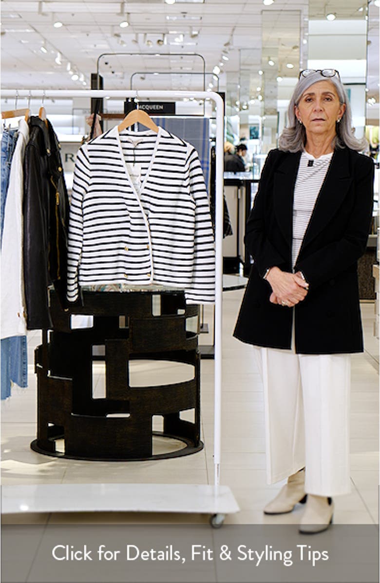 Abby Double Breasted Knit Jacket, sales video thumbnail