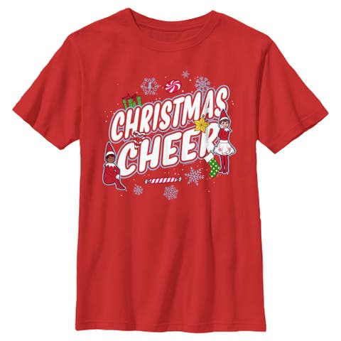 Boy's The Elf on the Shelf Christmas Cheer  Graphic T-Shirt