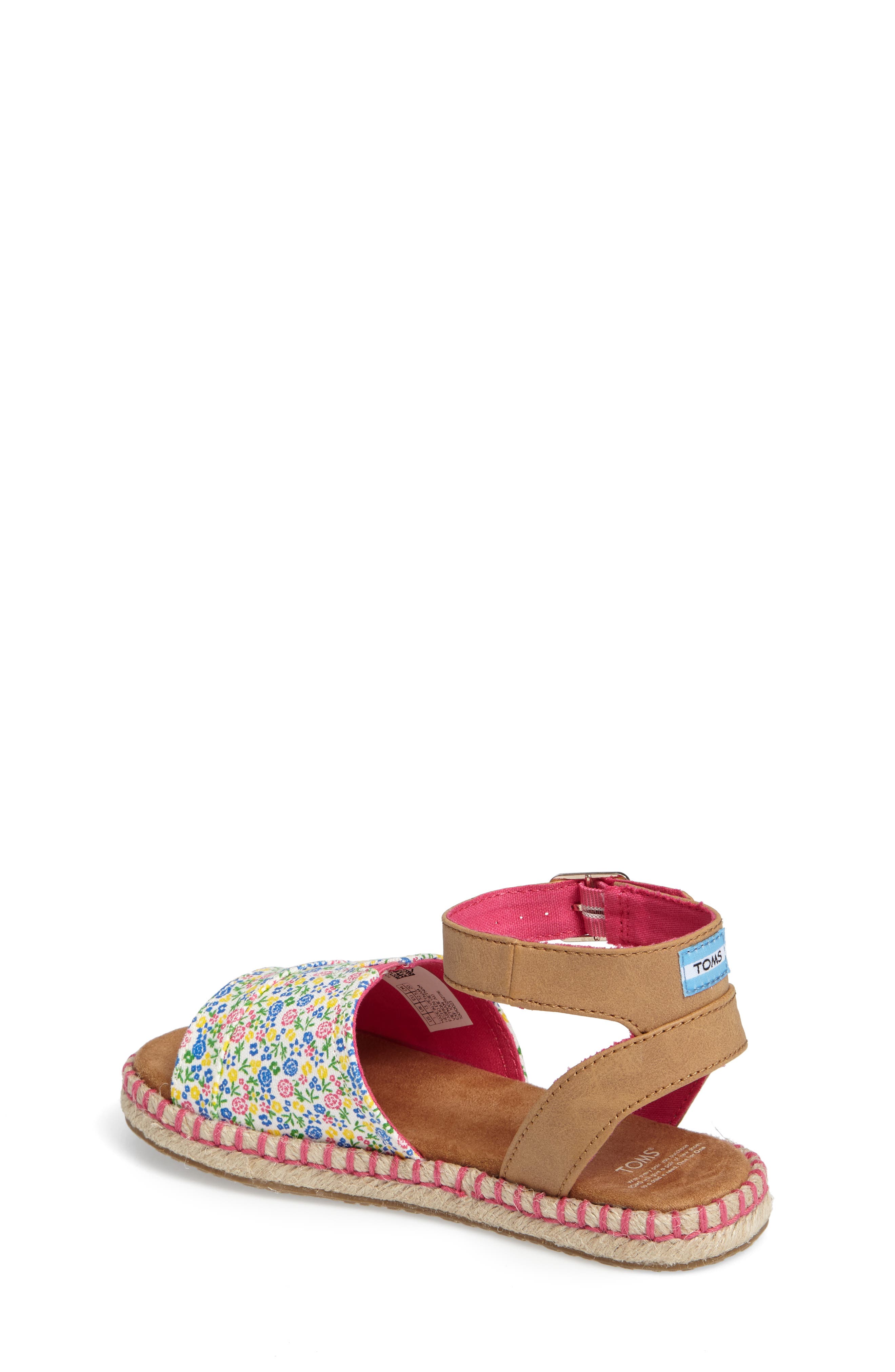 Malea Sandal, Alternate, color, FUCHSIA MULTI FLORAL