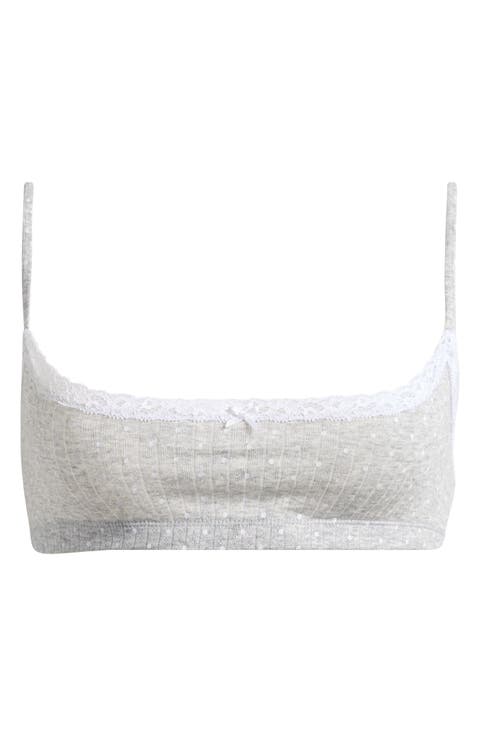 Pointelle Scoop Bralette (Regular & Plus)