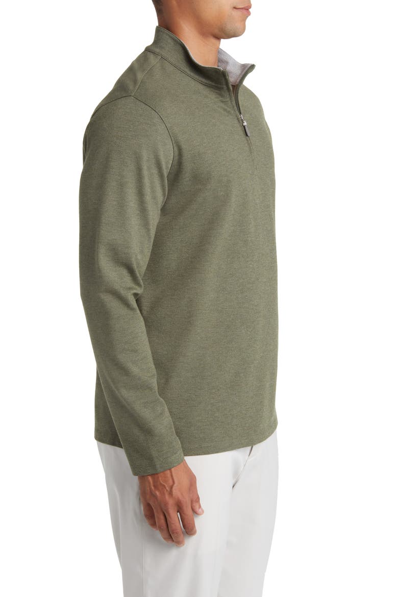 ProFlex Performance Quarter Zip Pullover, Alternate, color, GREEN