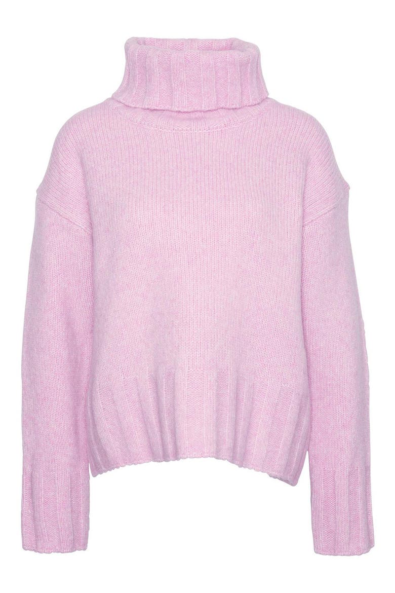 Anita Wool Blend Turtleneck Sweater, Alternate, color, LAVENDER PURPLE